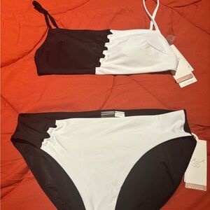 Color block bikini, NWT